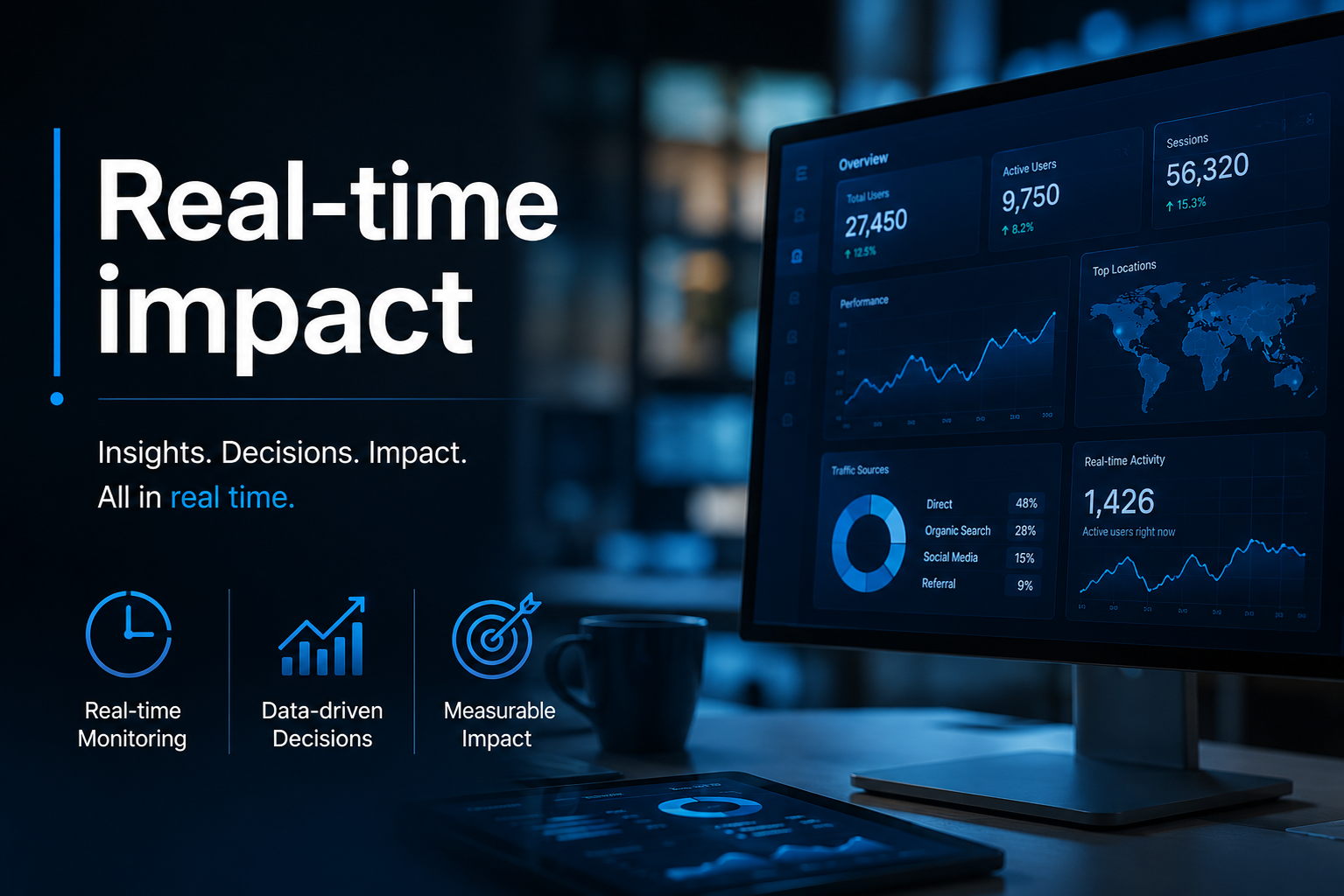 Visual analytics presentation